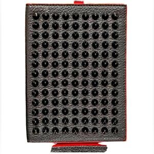 Christian Louboutin Empire Strikes-Back Leather Passport Holder and Wallet